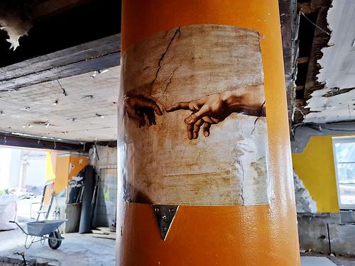 Ein inzwischen verschwundenes Motiv der versunkenen Betriebe.