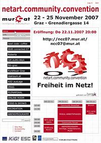 Plakat zur NCC 2007. (Archiv Martin Krusche)