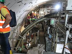 Auf der Bohrmaschine im Koralmtunnel. (Foto: Martin Krusche)