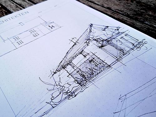 Zeichnung von Joachim Karner