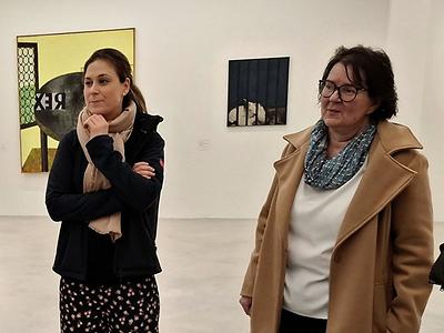 Pianistin Thais Bauer (link) und Malerin Martina Brandl