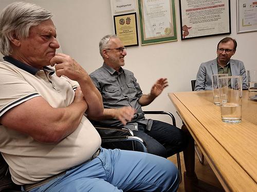 Von links: Richard Mayr, Jürgen Kapeller und Bernhard Weber.