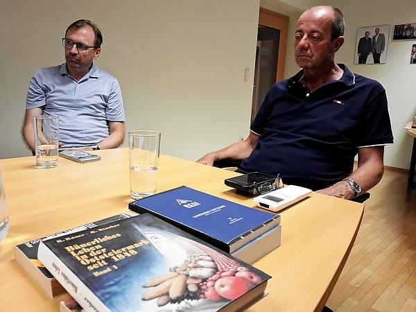 Bernhard Weber (links) und Robert Schmierdorfer. height=