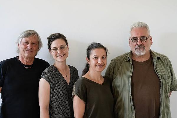 Von links: Richard Mayr, Thais Bauer, Monika Lafer und Martin Krusche. (Foto: Willem Krauss) height=