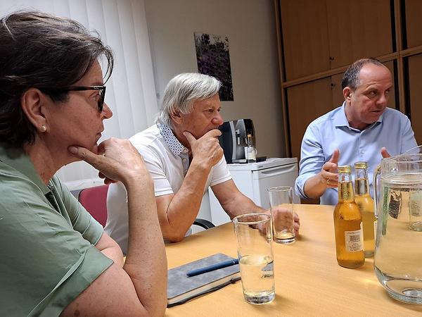 Von links: Martina Brandl, Ricard Mayr und Christoph Stark.