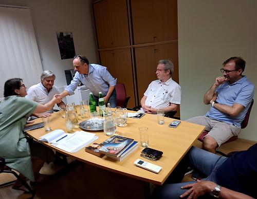 Von links: Martina Brandl, Richard Mayr, Christoph Stark, Karl Bauer und Bernhard Weber.