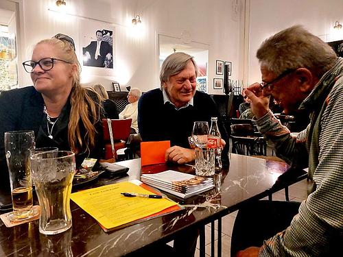Arbeitsgespräche und Debatten: Petra Kalcher, Richard Mayr und Norbert Leitgeb (Foto: Karin Klug)