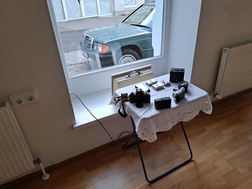 Historische Fotoapparate.