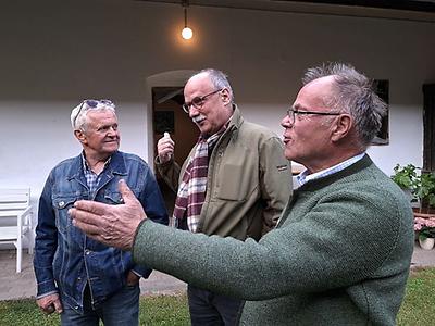 Versierte Puchianer, von links: Werner Musil, Markus Rudolf und Peter Piffl-Percevic.