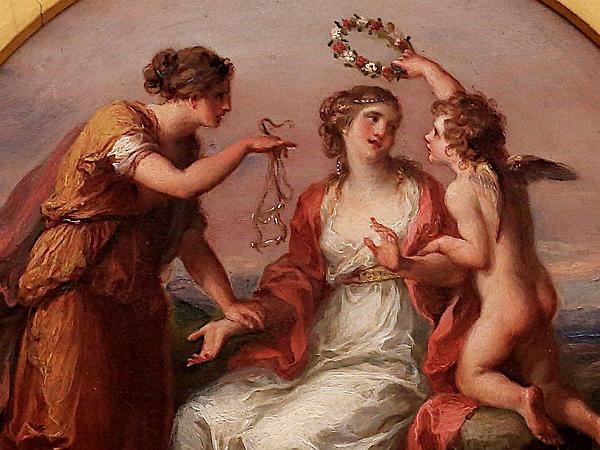 Allegorien im Gemälde von Angelika Kauffmanns.