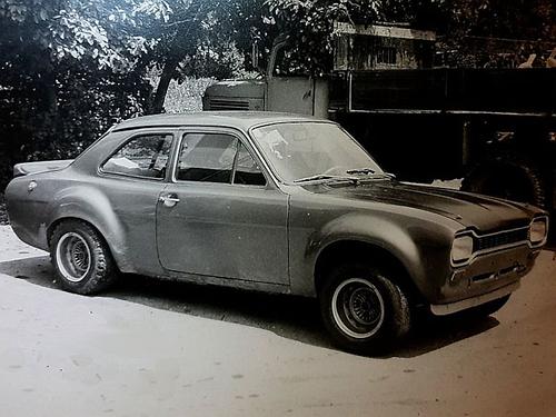 Die gewesene Realität: Krusches aus dem Rennsport ausgemusterter Ford Escort.