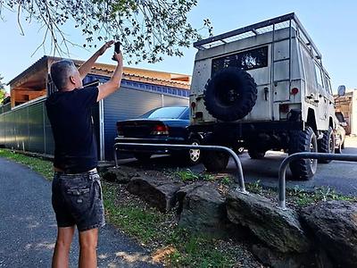 der dottore am volvo laplander.