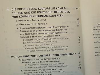 Aus der Studie über die frühe Netzkultur-Szene Österreichs.