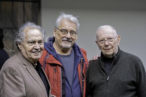 Von links: Fredi Thaler, Martin Krusche und Hermann Maurer. (Foto: Richard Mayr)