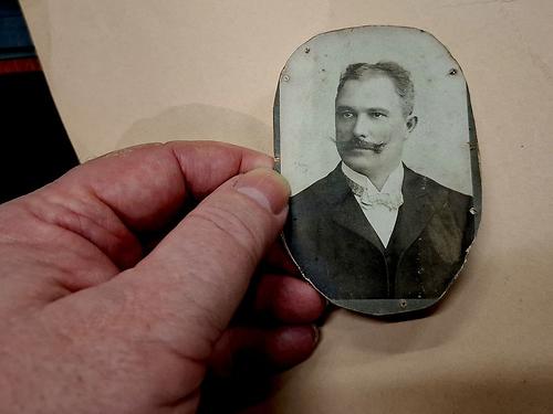Johann Puch, ursprünglich Janez Puh, auf einer historischen Fotografie aus der Sammlung von Reinhold Kaufmann.