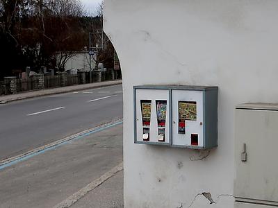 Dieser Automat hat bloß eine Funktion.