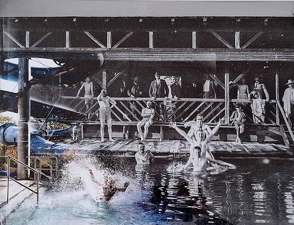 Die überlagerten Fotografien.