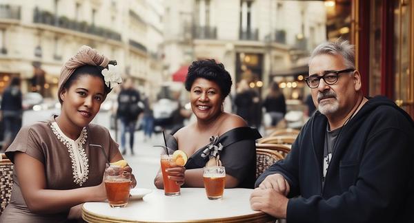 Lady Sings the Blues: mit Billie Holiday (links) und Ella Fitzgerald auf einem Abstecher in Paris.