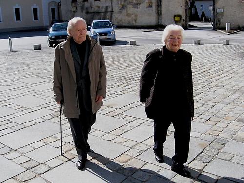 Hannes und Elfriede Schwarz anno 2008 in Admont.