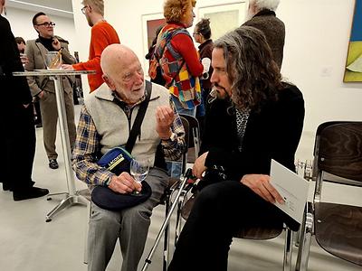 Maler Gustav Zankl und Kunsthistoriker Roman Grabner