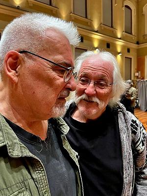 Martin Krusche (links) und Heinz Payer. (Foto: Norbert Gall)