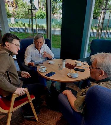 Von links: Franz Neger, Richard Mayr und Martin krusche, (Foto: Karin Klug).