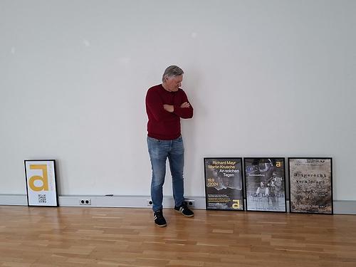 Richard Mayr in unserem temporären Aktionsraum in der Weizer Straße 4