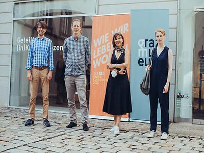 Von links: Christian Mayer, Niki Passath, Mirjana Peitler-Selakov und Ulla Rauter