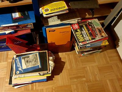 Neben meinen Büchern sind Journale und einzelne Texte unverzichtbar.