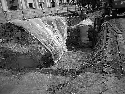 als sich im zentrum gleisdorfs noch abgründe aufgetan haben (2007?)