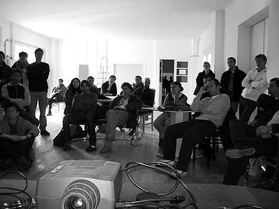 …fand ein workshop zum thema „compressed wood“ statt.