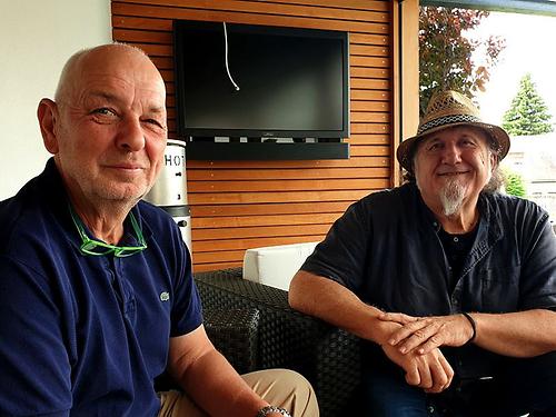 Der Handwerker und der Musiker: Franz Lukas (links) und Luis Siegl aka Teglich Alois