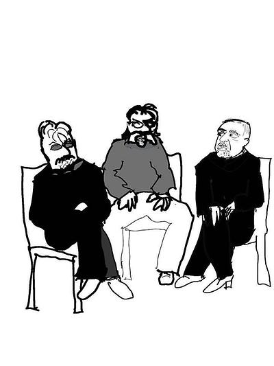 Von links: Martin Krusche, Heinz Payer und Martin Hochegger by Payer.