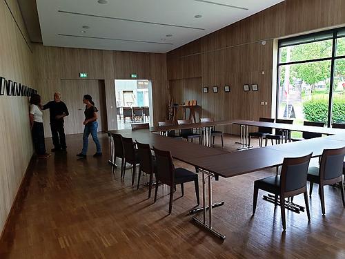 Der Saal des Gemeindezentrums von Großklein.