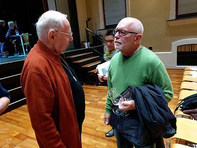 Hermann Maurer (links) und Bruce Pedersen.