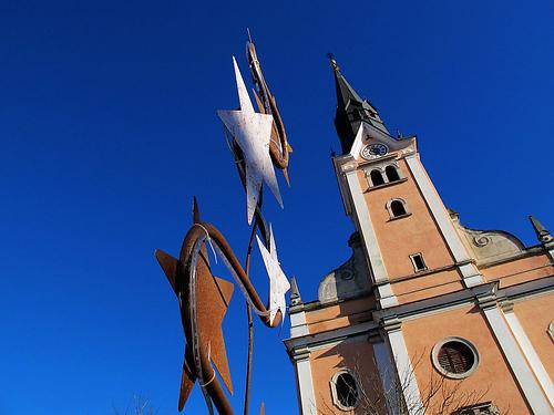 Die Gleisdorfer Stadtpfarrkirche.