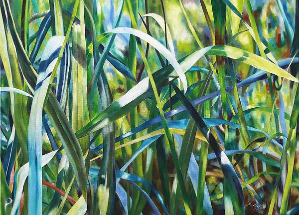 Gleisdorf, 2026, 80 x 110 cm, Acryl auf ungrundierter Baumwolle