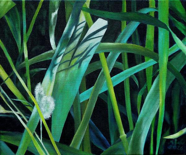 Monika Lafer, 2026, Gleisdorf, 50 x 60 cm, Acryl auf ungrundiertem Leinen