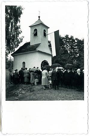 Die Kapelle über dem Postelgraben (Archiv Monika Lafer).