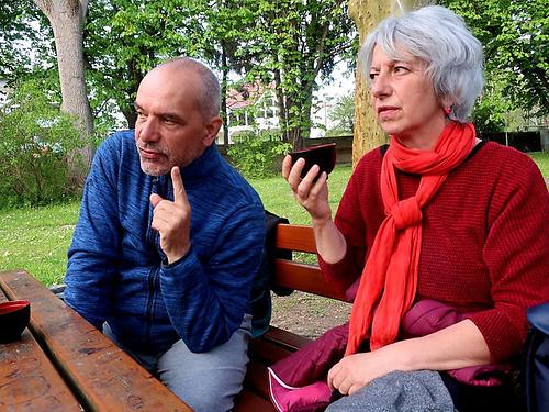 Franz Blauensteiner und Rezka Kanzian. (Foto: Martin Krusche)