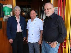 Besuch aus Wien: Gottfried Lagler, flankiert von Lisl und Heinz Mesicek, ÖGHK. (Foto: Martin Krusche)