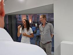 Kunsthistoriker Roman Grabner (links) und Künstler Niki Passath. (Foto: Martin Krusche)