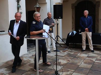 Von links: Hans-Peter Zaunschirm, Ewald Ulrich Gernot Muhr und Peter Moser. (Foto: Martin Krusche)