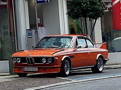 Naja, würde ich sofort nehmen: der windschlüpfrige BMW 3.0 CSL.