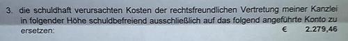 Eine kulturpolitische Novität: Brief vom Anwalt statt Debatte.