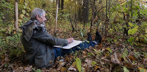 Grafiker Chris Scheuer. (Foto: Gernot Muhr)