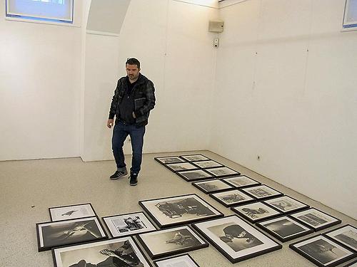 Der Maler Radenko Milak bei unserem 2014er Kunstsymposion (Foto: Martin Krusche)