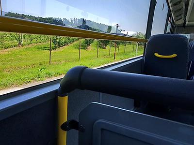 schöner wohnen im postbus, wo die inneneinrichtung komfortabler und jünger ist als bei mir zuhause