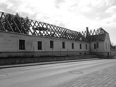 stadt ändert sich immer: der römerhof knapp vor seinem verschwinden.