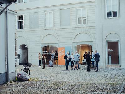 Graz Museum: der Innenhof.